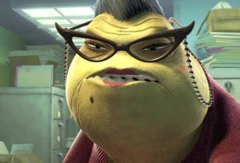 office lady from monsters inc